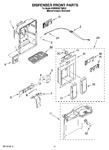 Diagram for 08 - Dispenser Front Parts