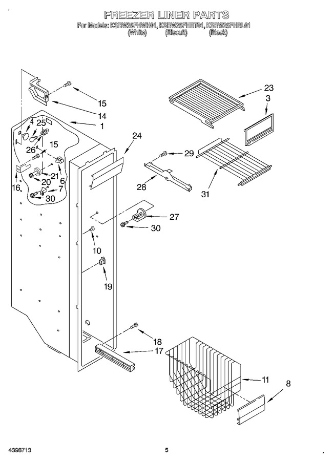 Diagram for KSRW25FHBL01