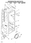 Diagram for 02 - Refrigerator Liner Parts
