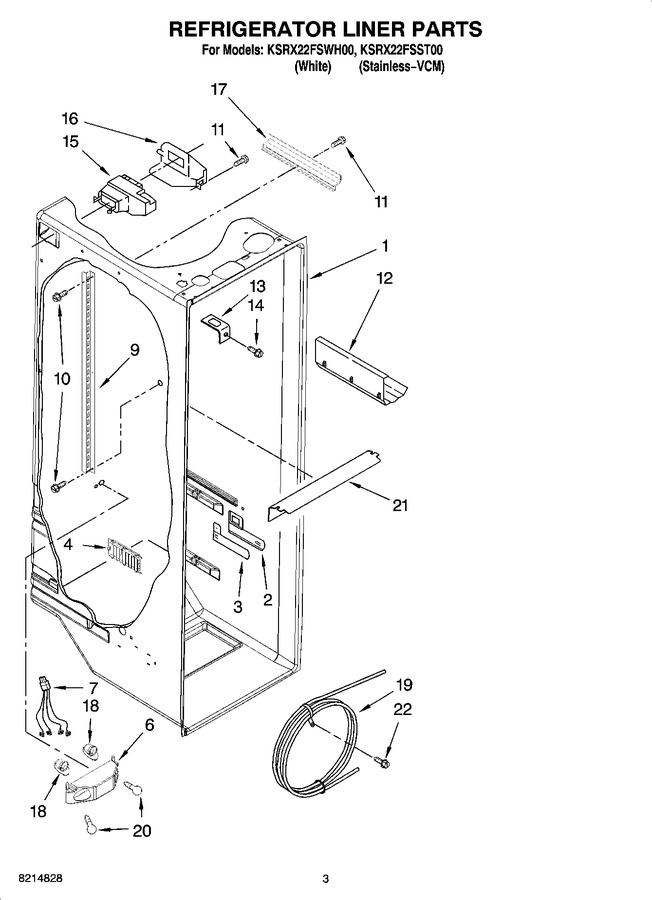 Diagram for KSRX22FSWH00