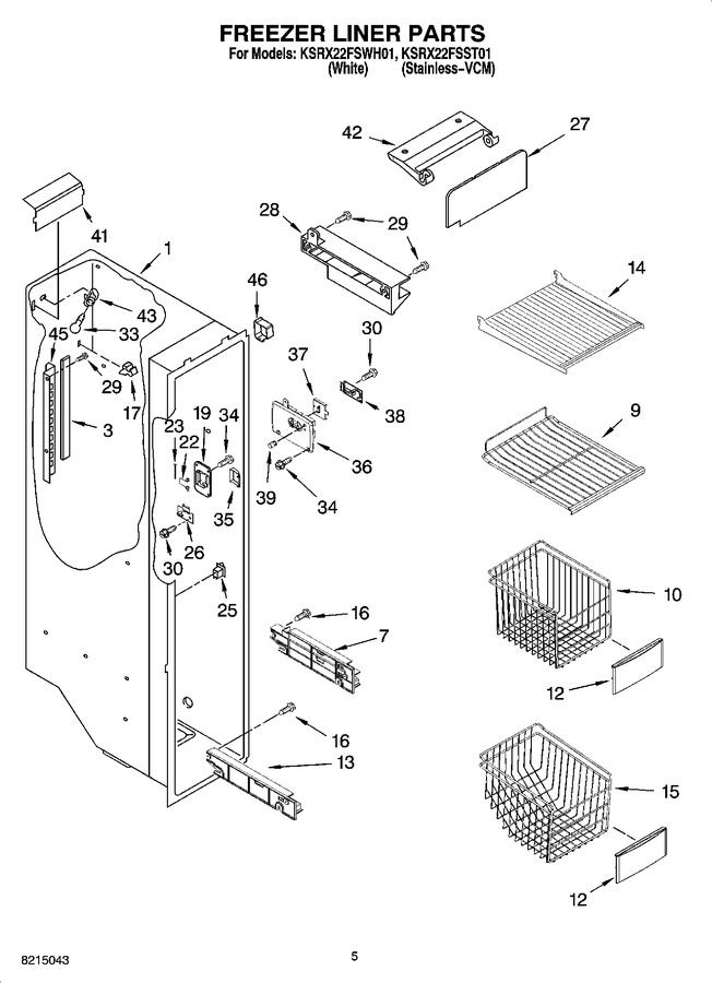 Diagram for KSRX22FSWH01