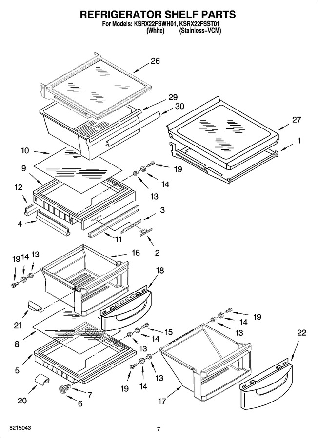 Diagram for KSRX22FSWH01