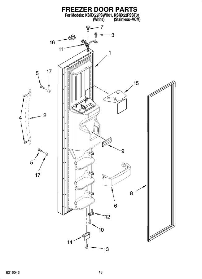 Diagram for KSRX22FSWH01