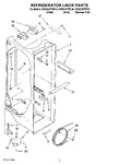 Diagram for 02 - Refrigerator Liner Parts