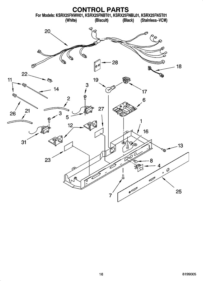 Diagram for KSRX25FNWH01