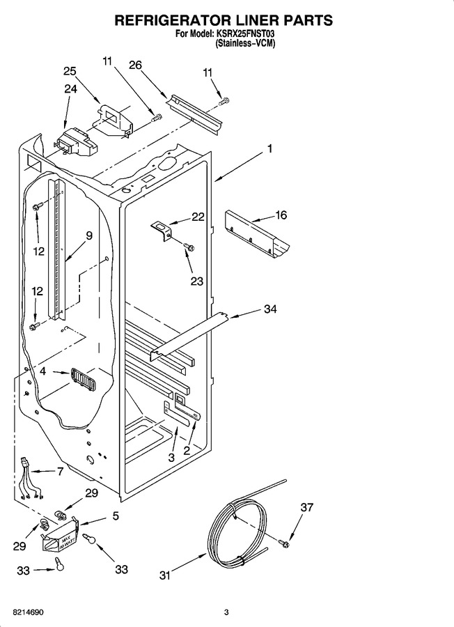 Diagram for KSRX25FNST03