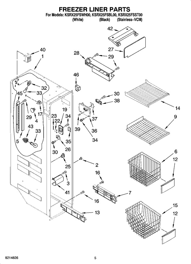 Diagram for KSRX25FSST00