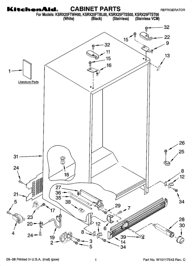 Diagram for KSRX25FTST00