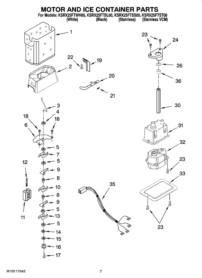 Diagram for KSRX25FTBL00