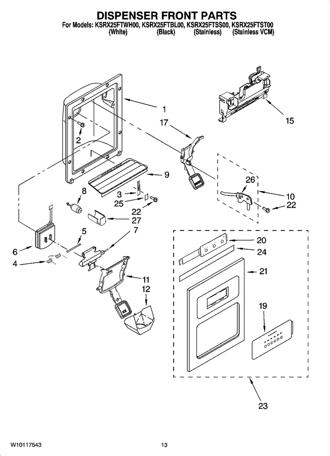 Diagram for KSRX25FTBL00