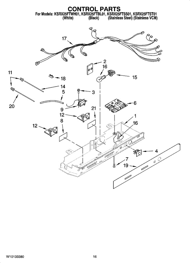 Diagram for KSRX25FTWH01