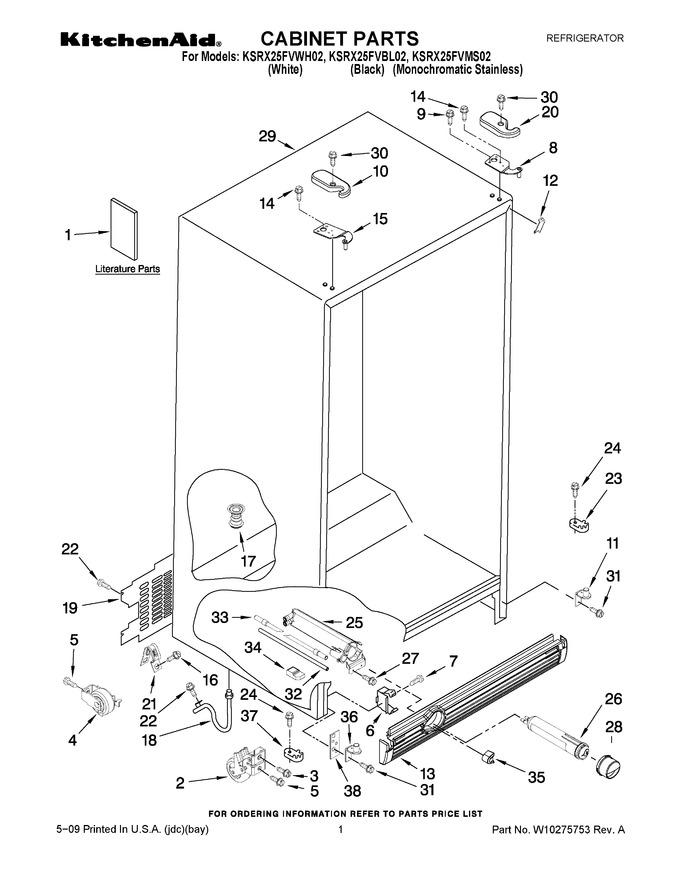 Diagram for KSRX25FVMS02