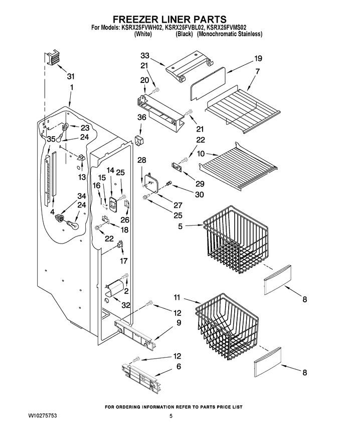 Diagram for KSRX25FVWH02