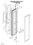 Diagram for 10 - Freezer Door Parts