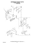 Diagram for 12 - Dispenser Front Parts