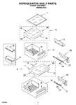 Diagram for 07 - Refrigerator Shelf Parts