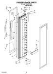 Diagram for 10 - Freezer Door Parts