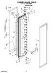 Diagram for 10 - Freezer Door Parts