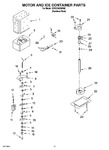 Diagram for 09 - Motor And Ice Container Parts