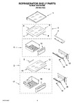 Diagram for 07 - Refrigerator Shelf Parts