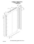 Diagram for 02 - Cabinet Trim Parts
