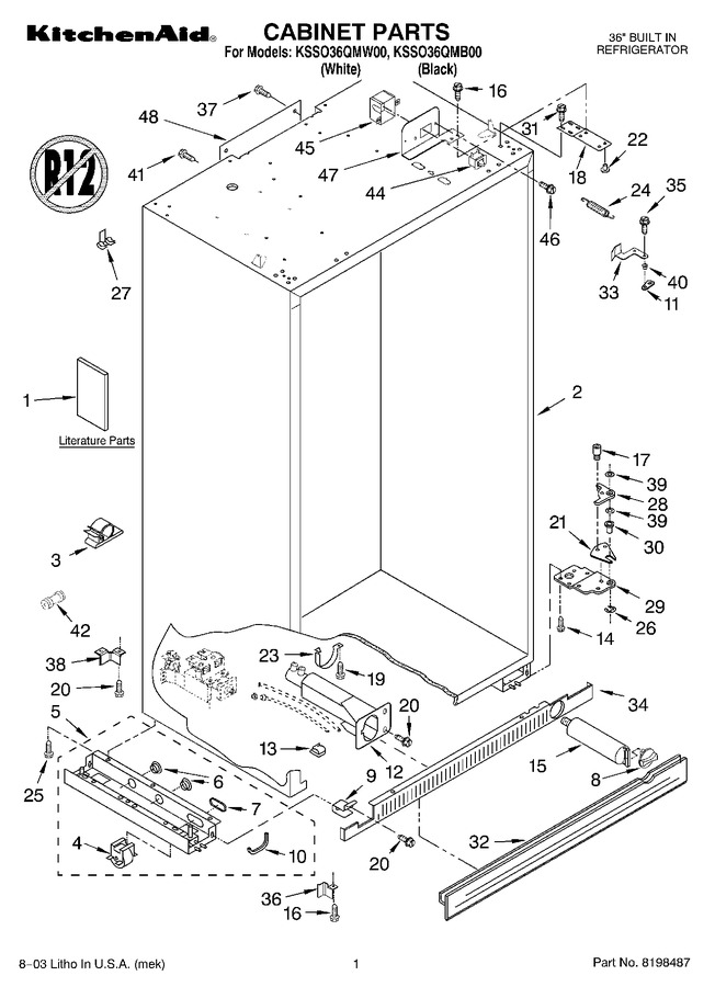 Diagram for KSSO36QMW00