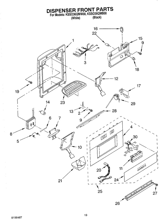 Diagram for KSSO36QMW00