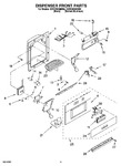 Diagram for 12 - Dispenser And Front Parts