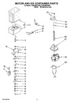 Diagram for 09 - Motor And Ice Container Parts