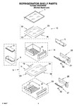 Diagram for 07 - Refrigerator Shelf Parts