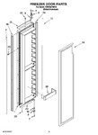 Diagram for 10 - Freezer Door Parts
