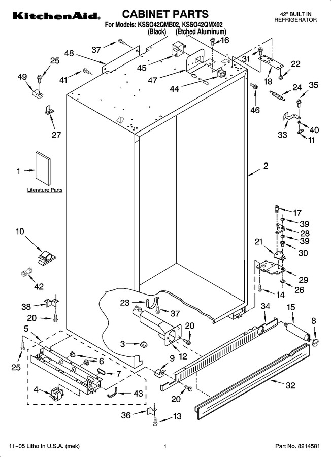 Diagram for KSSO42QMX02