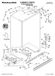 Diagram for 01 - Cabinet Parts