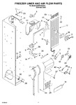 Diagram for 08 - Freezer Liner And Air Flow Parts