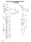 Diagram for 09 - Motor And Ice Container Parts
