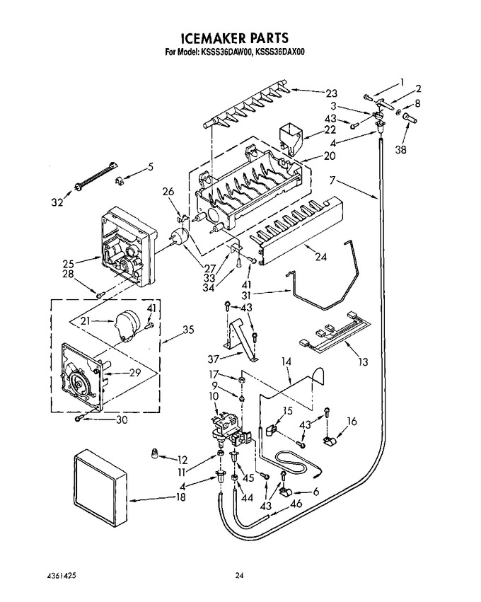 Diagram for KSSS36DAX00