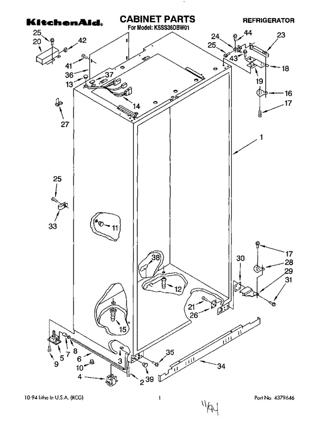 Diagram for KSSS36DBW01