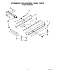 Diagram for 08 - Refrigerator Control Panel
