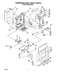 Diagram for 12 - Dispenser And Front