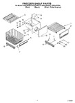 Diagram for 03 - Freezer Shelf Parts
