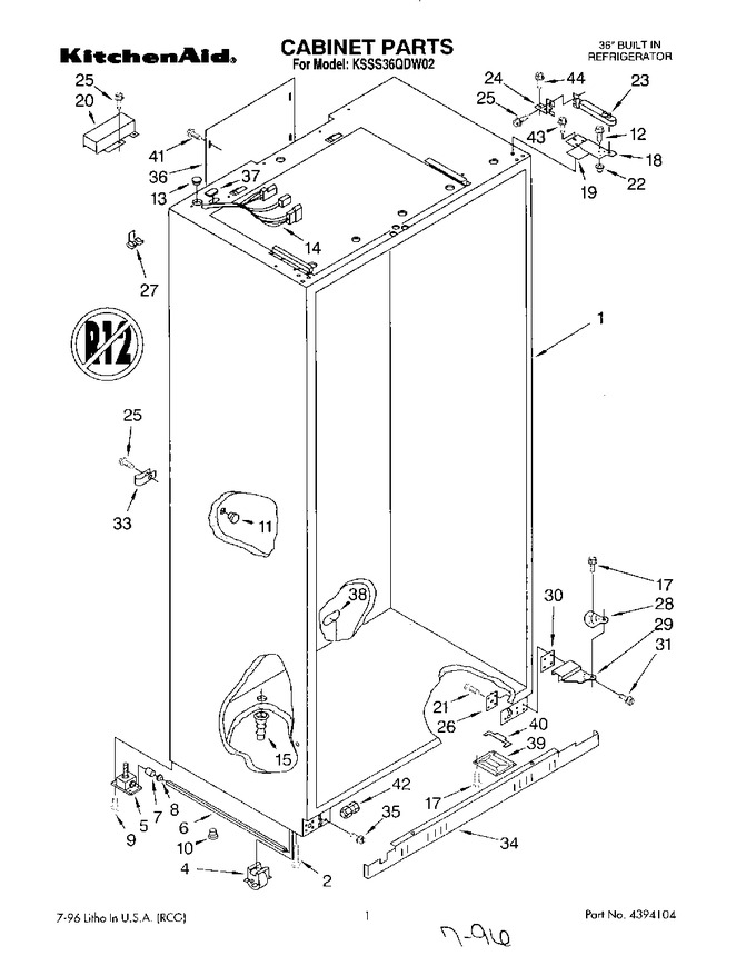 Diagram for KSSS36QDW02