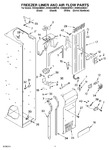 Diagram for 08 - Freezer Liner And Air Flow