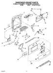 Diagram for 12 - Dispenser And Front Parts