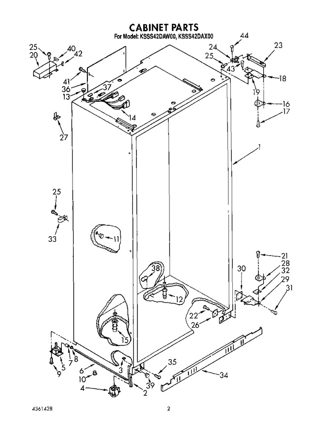 Diagram for KSSS42DAW00