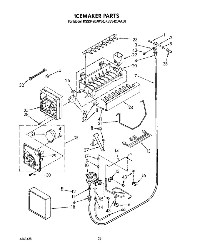 Diagram for KSSS42DAW00