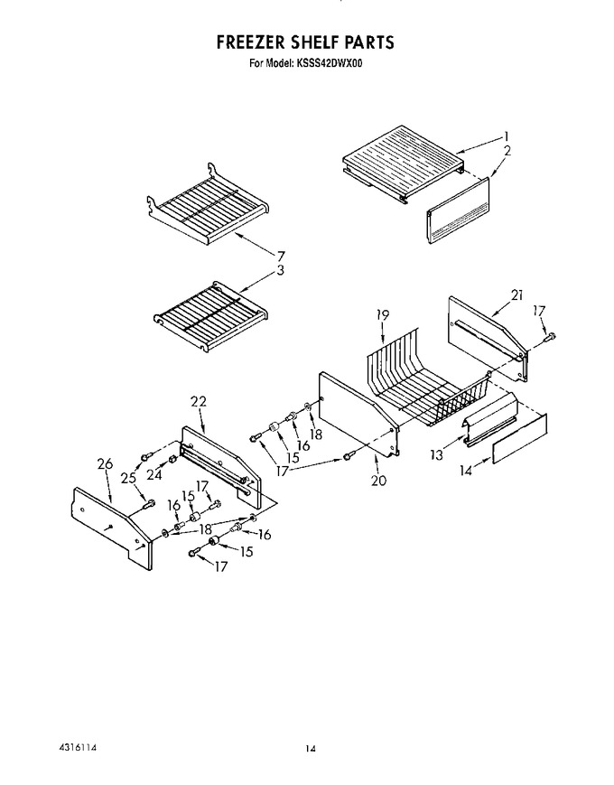 Diagram for KSSS42DWX00
