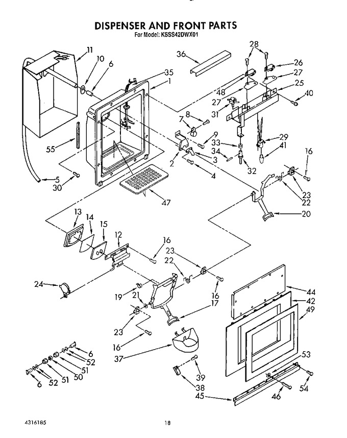 Diagram for KSSS42DWX01