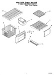 Diagram for 03 - Freezer Shelf Parts