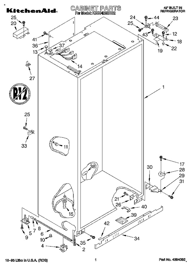 Diagram for KSSS42MDX02