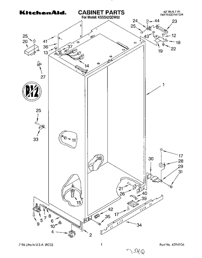 Diagram for KSSS42QDW02